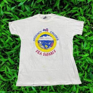 86' Regency Cruises Sea Safari Screen Stars Closer to Nature Graphic Tee XL